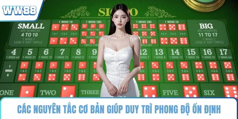 Các nguyên tắc cơ bản giúp duy trì phong độ ổn định