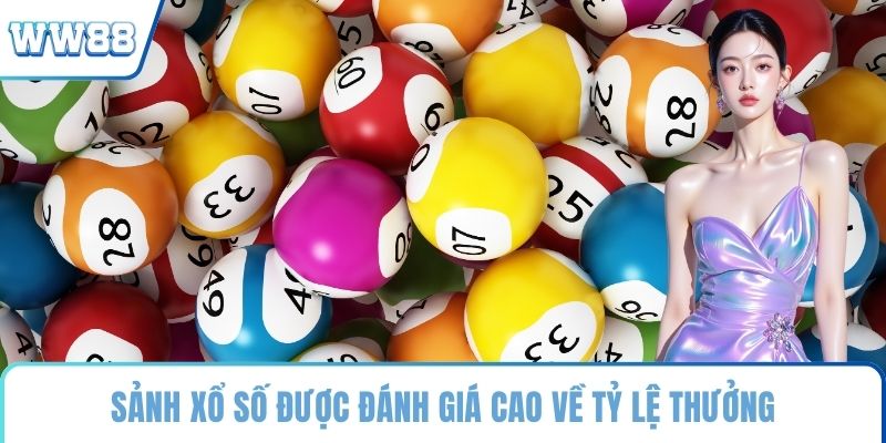 Sảnh xổ số được đánh giá cao về tỷ lệ thưởng