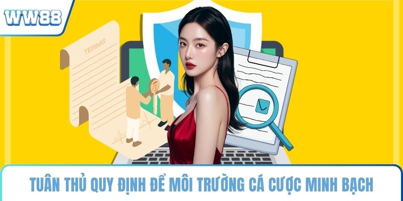Tuân thủ quy định để môi trường cá cược minh bạch