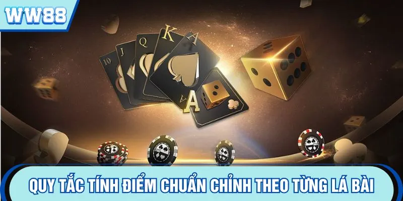 Quy tắc tính điểm chuẩn chỉnh theo từng lá bài